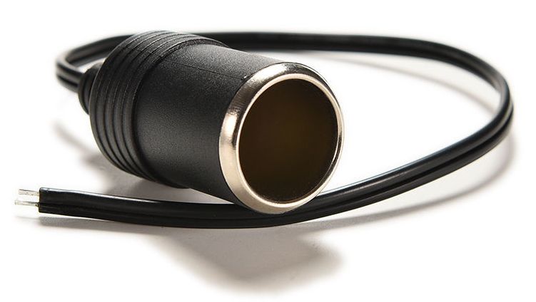 An example of a cigar socket that can be installed in the vehicle Cigar socket