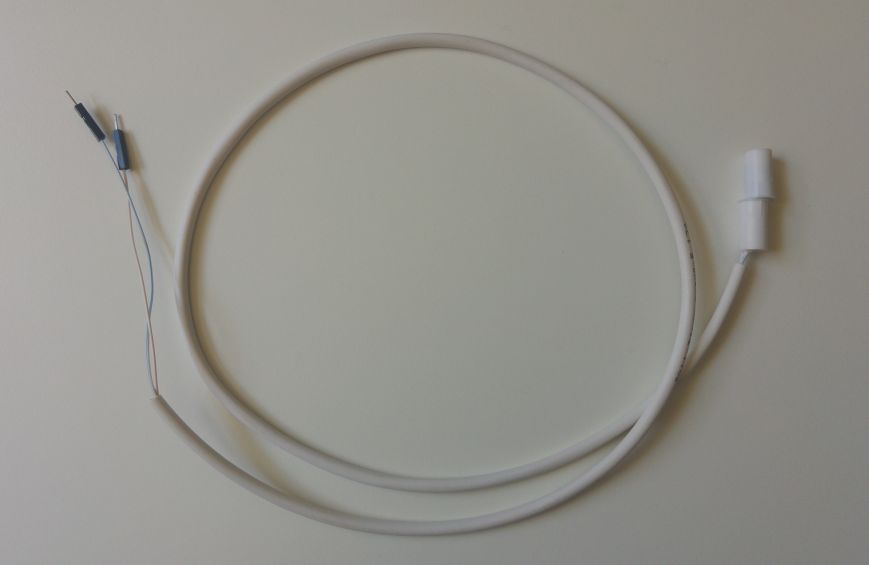 Read sensor with extension wires and connectors Reed sensor with wires